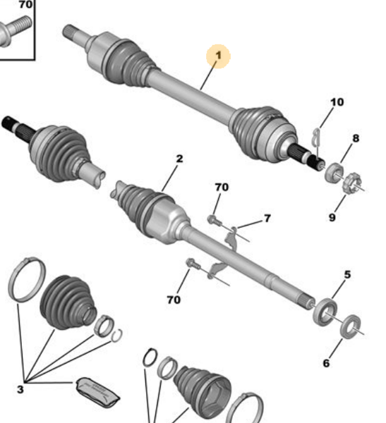 PSA 3272.PZ | Sol Aks 3008 Eski No :3272.Qa