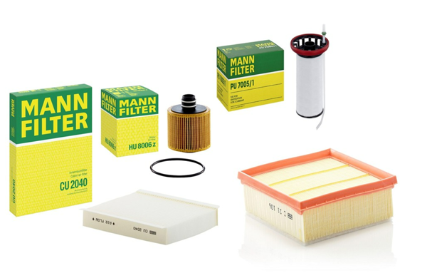 Fiat Doblo 2012- 1.6 Dizel Periyodik Bakım Filtre Seti Mann Marka 