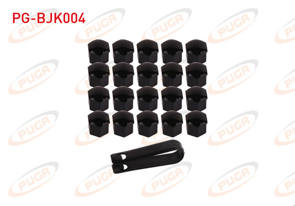 PUGA PG-BJK004 | Bijon Kapak Seti Siyah 20 Adet + Cıkartma Aparatı