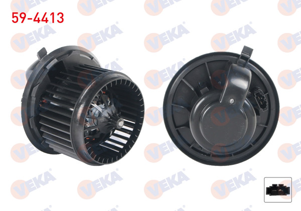 VEKA 59-4413 | Kalorifer Motoru Arka VW Touareg 2002-2010 / Audi Q7 2006-2015 / Porsche Cayenne 2002-2010
