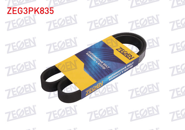 ZEGEN ZEG3PK835 | Kanallı V Kayışı 3Pk835 Toyota-Nissan-Mgn 1.4-1.6 95-00