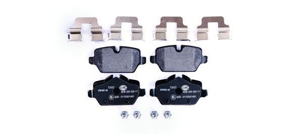 HELLA 8DB355020-111 | Arka Fren Balatası Mini R60