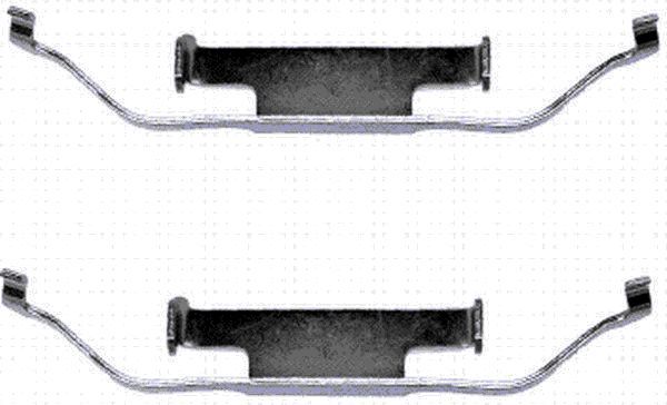 HELLA 8DZ355201-141 | Fren Balata Sacı Arka BMW E34 E36 E46 E87 E90