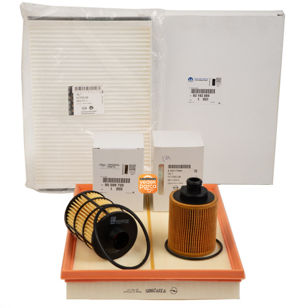 Periyodik Bakım Filtre Seti Opel Astra H 1.3 ( Ufi Tipli Yağ Filtresi )