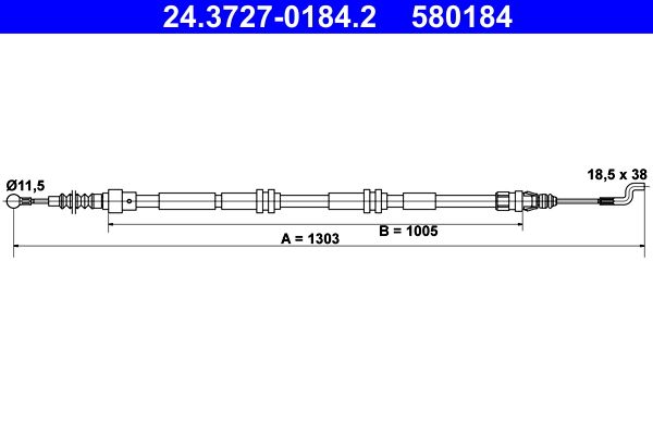 ATE 24.3727-0184.2 | El Fren Teli Transporter T5 03 >