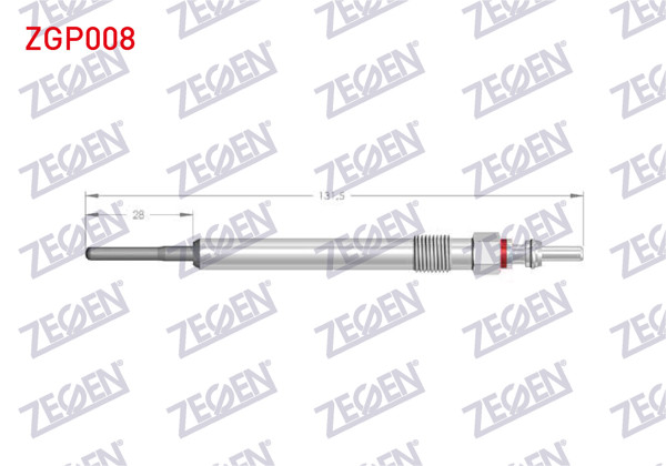 ZEGEN ZGP008 | Kızdırma Buji 4,4V Audi Volkswagen Passat (3C5) 1.6-2.0 TDI 2008-2012 / Caddy IV (Sab, Saj) 1.6Tdı 2015-/ Jetta IV (162) 1.6Tdı 2011-/ Amarok 2.0 TDI 2010-/ Audi A4 (8K2,B8) 2.0 TDI 2007-2015 | 10 Adet
