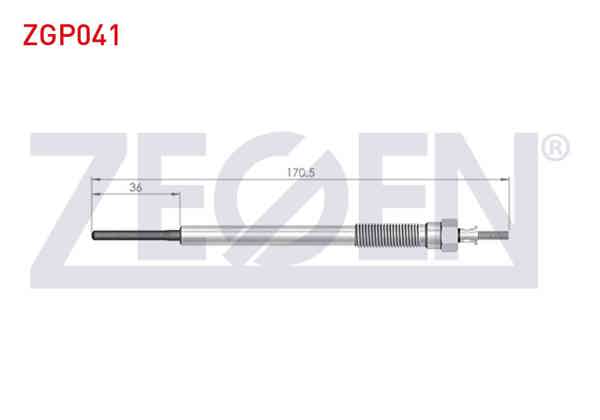 ZEGEN ZGP041 | Kızdırma Buji 11V Toyota Avensis (T22-T25) 2.0D-4D 1997-2008 / Hı-Lux Pick Up (Kun_) 2.5D-4D 2005-2015 / Land Cruiser (J12) 3.0D-4D 2002-2008 / Land Cruiser (Kdj15_Grj15_) 3.0D-4D 2010-| 10 Adet