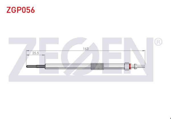 ZEGEN ZGP056 | Kızdırma Buji 4,6V Mercedes Vito (W447) 109-111Cdı 2014-/ Mercedes C Serisi (W205) C180 Bluetec 2014-/ Nissan Navara Np300 (D23) 2.3 DCI 2015-Renault Master III (Fv) 2.3 DCI 2010-| 10 Adet
