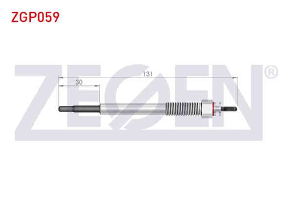 ZEGEN ZGP059 | Kızdırma Buji 5,4V Hyundai Accent Blue 1.6Crdı 2012-/ Kia Ceed 1.6Crdı 2006-2012 / Hyundai i30 1.6Crdı 2011-/ i20 (Pb) 1.4 CRDI 2008-/ Ix20 (Jc) 1.4 CRDI 2010-/ Kia Venga (Yn) 1.6Crdı 2010-| 10 Adet