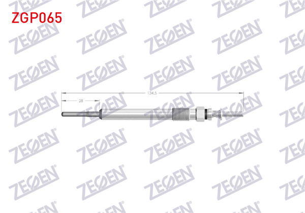 ZEGEN ZGP065 | Kızdırma Buji 7V BMW (E60, E90, F10, F20, F30, F32, F34, F36, F01, G11, E84, F25, F26, E70, E71, F15) N47, N47n, N57, B57 | 10 Adet