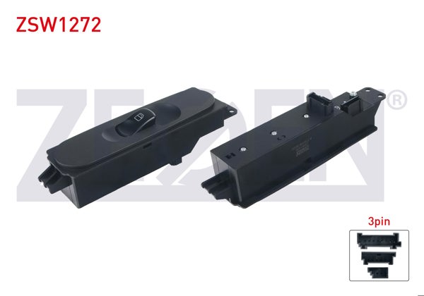 ZEGEN ZSW1272 | Cam Açma Anahtarı Tekli 3 Pin Mercedes Sprinter (906) 2006-2016 / Volkswagen Crafter 2006-2016