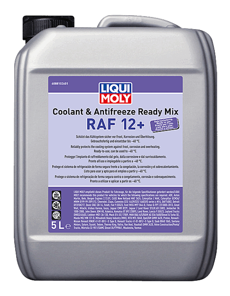 LIQUI MOLY Radyatör Antifrizi RAF 12+ (G12+) Kırmızı 5 l (8810)