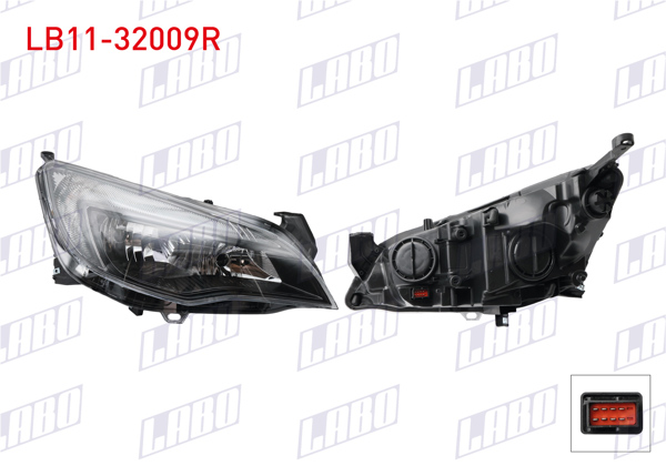 LABO LB11-32009R | Far Sağ Halojen Opel Astra J