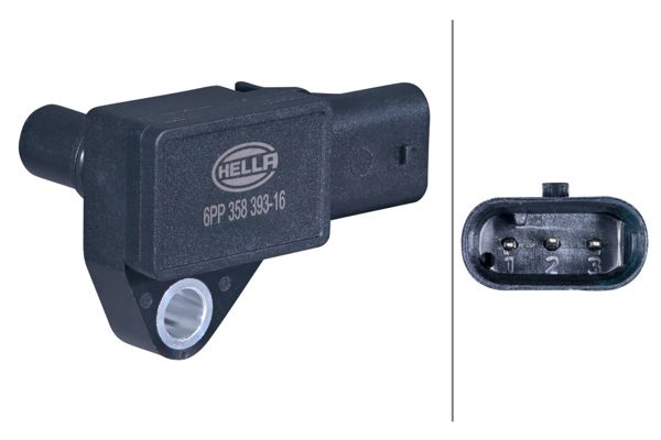 HELLA 6PP358393161 | Sensör Şarj Basıncı 654 / 656