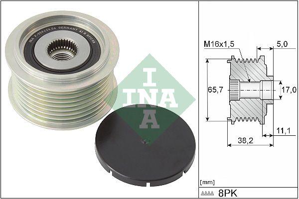 INA 535027410 | Alternatör Kasnağı Man 4-Serıe Tga (2000-2008)