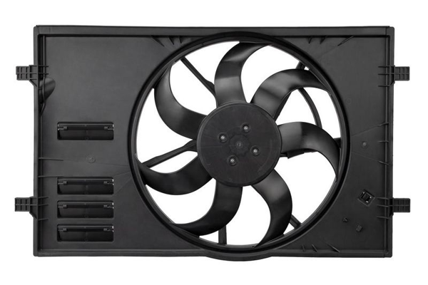 TOPRAN 117850001 | Fan Motoru Davlumbaz-410 mm 400W VW Golf 13-Passat 15-Audi A3 17-Seat Leon 13-Skoda Octavia 13 -