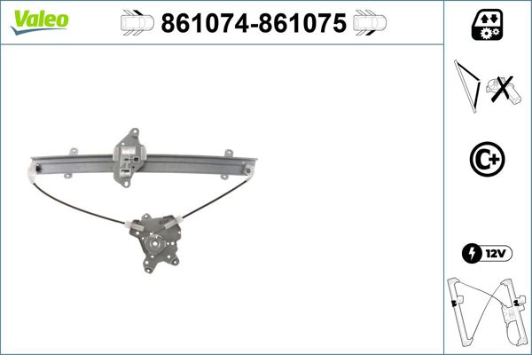 VALEO 861074 | Cam Mekanizması Ön Sol Mitsubishi Lancer 06-12 >