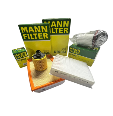 Fiat Egea 1.6 Dizel Periyodik Bakım Filtre Seti Karbonsuz Polen Kağıt Tip Hava Filtresi Mann Marka