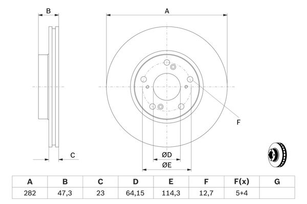 BOSCH 0986479A99 | Fren Diski-Ön