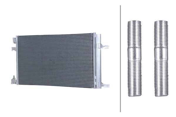 HELLA 8FC366221151 | Klima Radyatörü Opel Astra J / Cruze