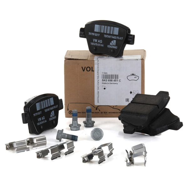 VAG 5K0698451D | Volkswagen Jetta 2011 - 2017 Model Arası Arka Fren Balatası Orijinal