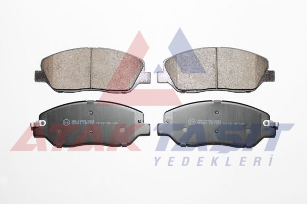 AP 05P1382 | Fren Balata Ön Ikazlı Kia Sorento II 2.0 2.2 2009-2015 / Hyundai Santa Fe II 2.0 2.2 CRDI 2006-2012 / Santa Fe III 2.0 2012-/ Genesıs 2008-2014 / Ssangyong Musso Grand 2.2 2018-/ Korando 2.0 2010 -