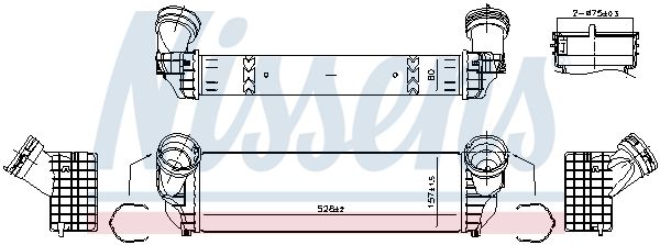 NISSENS 961344 | Interkol Radyatörü F-15 / 16 N-47 S1 / N-57 N