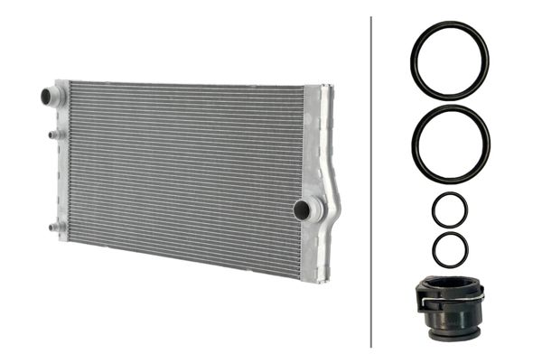 HELLA 8MK 366 301-811 | Su Radyatörü F01 / F02 / F10-N47 / N57