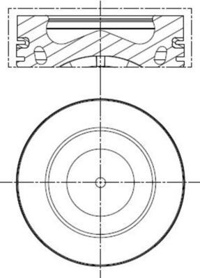 MAHLE 028 PI 00121 002 | Piston Segman (0.50) Caddy / Golf / Polo / Touran 09 > 13