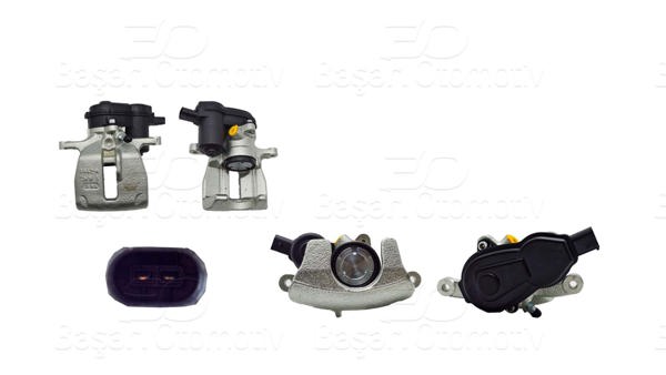 WISCO 1203021-00 | Fren Kaliperi Arka Sol (Motorlu) Audi A4 A5 Q5 2.0 3.2 07 >