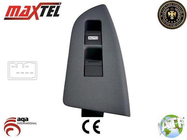 MAXTEL 18218543 | Cam Açma Düğmesi Sol Isuzu Npr75 Nlr Nnr 12V 6 Pin