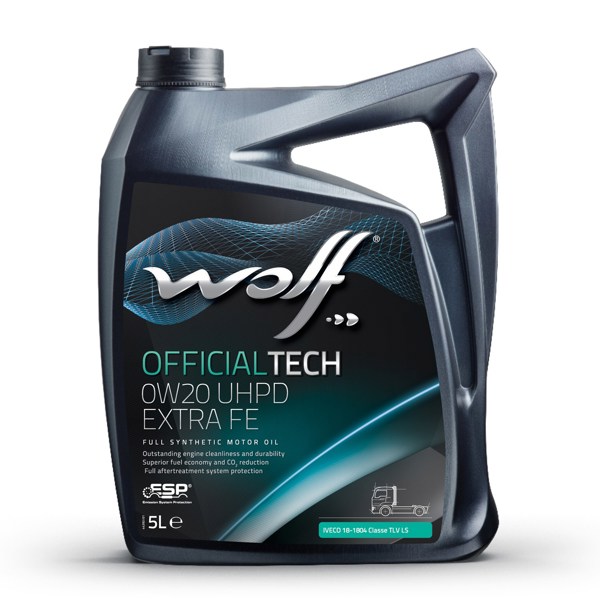 WOLF 1044437 | Cv Motor Yağı Offıcıaltech 0W20 Uhpd Extra Fe 20L