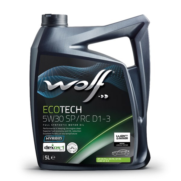 WOLF 1049901 | Motor Yağı Ecotech 5W30 Sp-Rc D1-3 4L