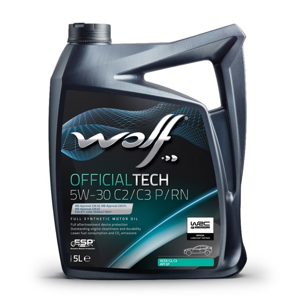 WOLF 1052550 | Motor Yağı Offıcıaltech 5W-30 C2-C3 P-Rn 5L