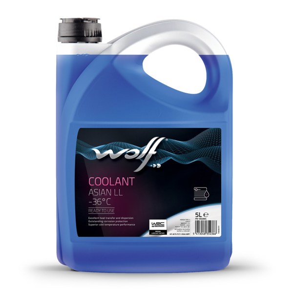 WOLF 1052694 | Antifriz Asıan Ll-36°C 5L Asya Araçlara Özel Kullanıma Hazır