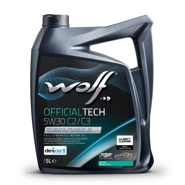 WOLF 8332579 | Motor Yağı Offıcıaltech 5W30 C2-C3 5L