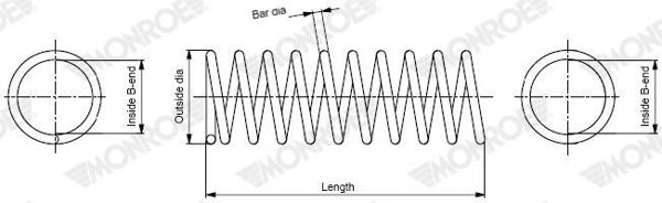 MONROE SP5177 | Helezon Yayı On Mercedes Viano Vito