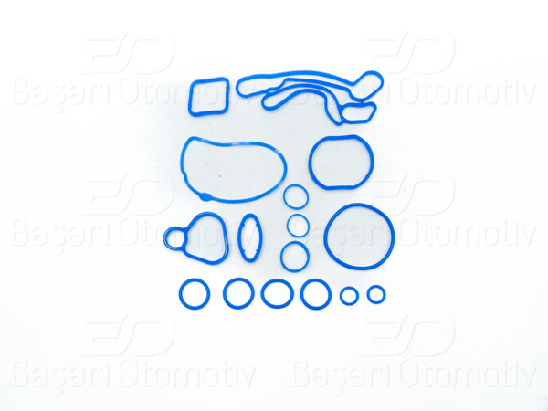 KORE 55354071HSET | Yağ Soğutucu Contası 9 Parca Gm Opel Astra J H Insignia Mokka Vectra C Zafira Cruze A 1.6 Xer Z 1.6 Xer 09 >