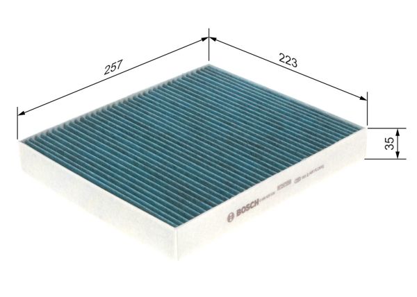 BOSCH 0986628539 | Anti Alerji Kabin Filtresi