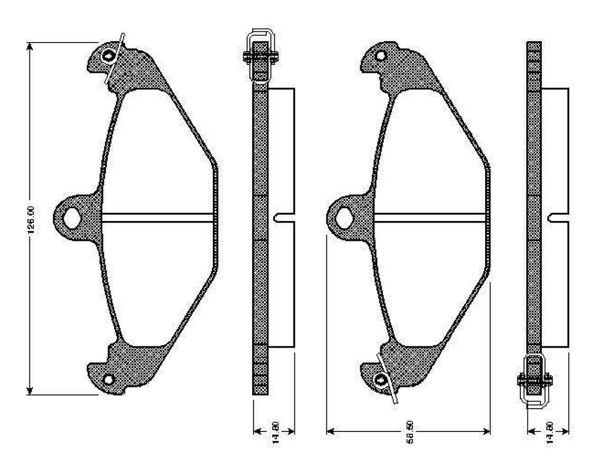 BOSCH 0986TB2192 | Disk Balata-Arka | 1 Adet
