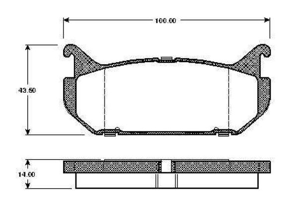 BOSCH 0986TB2230 | Disk Balata-Arka | 1 Adet