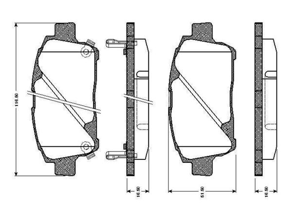 BOSCH 0986TB2367 | Disk Balata-Ön | 1 Adet