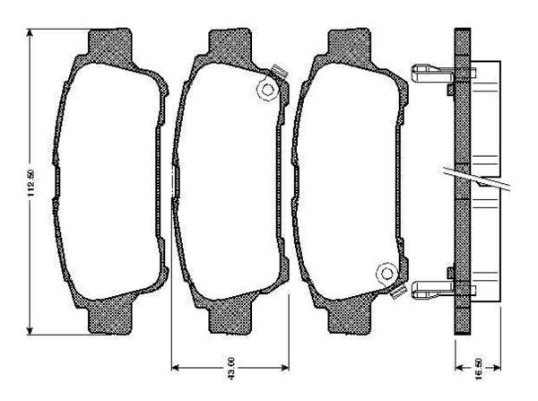 BOSCH 0986TB2393 | Disk Balata-Arka | 1 Adet