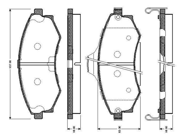 BOSCH 0986TB2636 | Disk Balata-Ön | 1 Adet