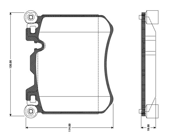 BOSCH 0986TB3099 | Disk Balata-Ön | 1 Adet