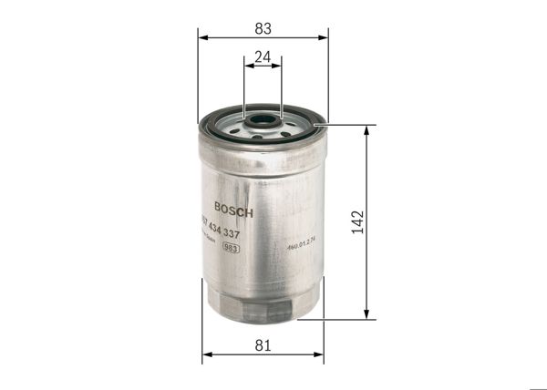 BOSCH 1457434337 | Dizel Filtre