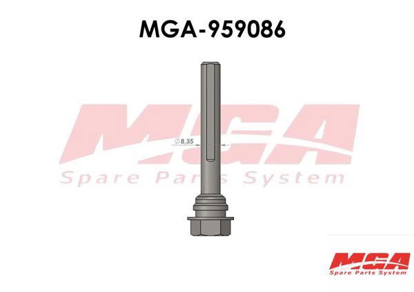 MGA 959086 | Kaliper Burc Pımı Düz On Arka (Renault Fluence Megane II Passat Jetta Bora Gold IV 207 208 307 308 C2 C3 C4 Ds3) | 2 Adet