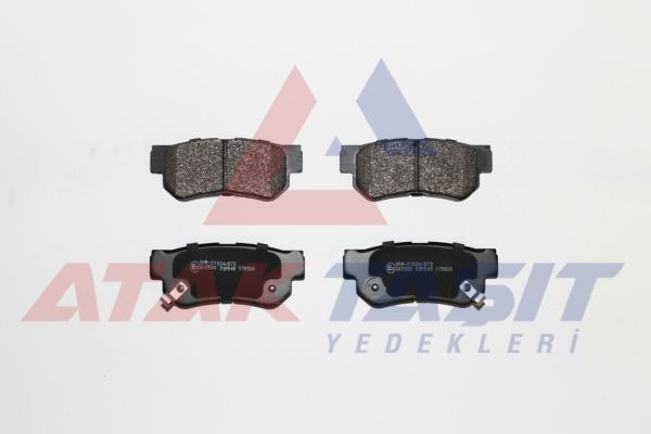 AP 05P848 | Fren Balata Arka Ikazlı Hyundai Getz 1.3İ 2002-2008 / 1.4İ 2002-2008 / 1.5 CRDI 2002-2008 / Sonata IV 2.0İ 2001-2004 / Tucson 2.0 CRDI 2004-2010 / Sportage 2.0 CRDI 2004-2010 / Kia Magentis 2.0 CRDI 2005 -