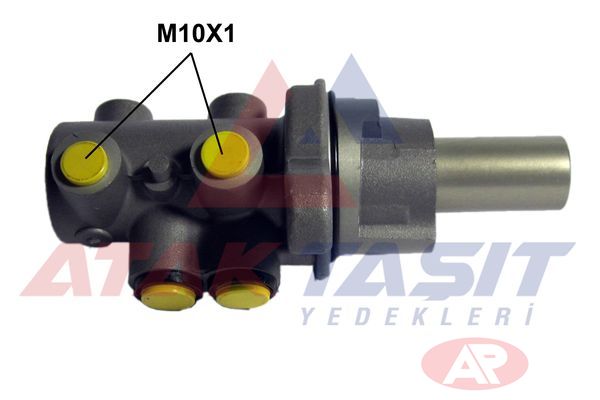 AP 260511 | Fren Anamerkez Alüminyum 23,8 mm Fiat Doblo 1.3 Mjt-1.2-1.4-1.6 Mjt-1.9 Mjt ABS li Espsız 2010-/ Opel Combo D 1.3 CDTI-1.6 CDTI 2012 -