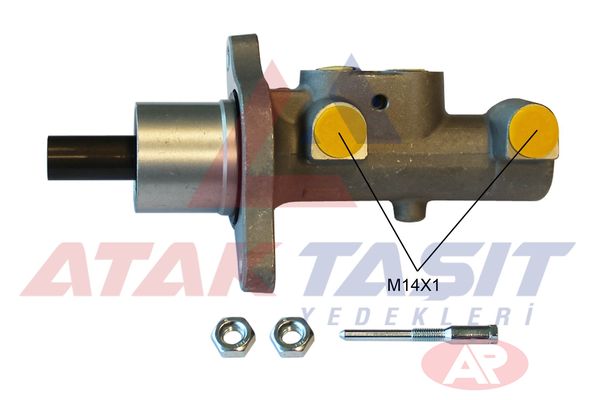 AP 262521 | Fren Anamerkez Alüminyum 25,4mm Ford Focus II 1.4İ-1.6İ-1.6 TDCI-1.6 Tı-Vct 2004-2011 / C-Max I 1.6İ-1.6 TDCI 2007-2011